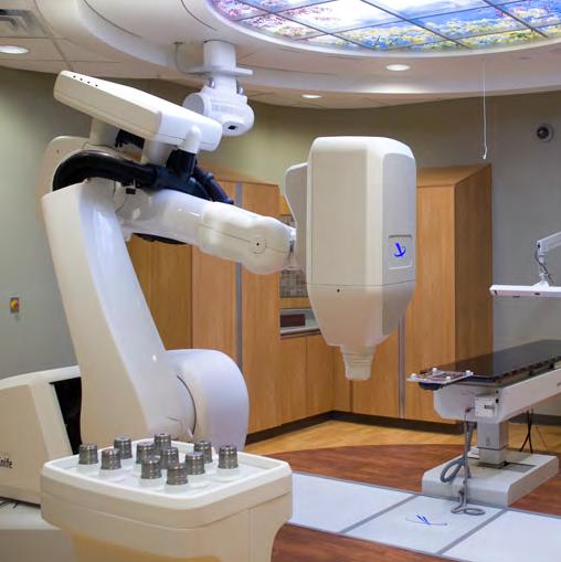 Sistema robótico de radiocirugía instalado