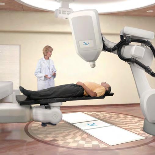 Sala de radiocirugía con sistema robótico